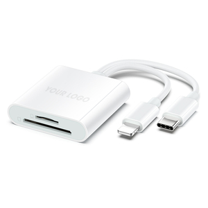 SD-Kartenleser Eingebauter Dual-Obst-und USB-C-Anschluss karten adapter mit SD-Micro-USB-C-Steckplätzen Kamera-Speicherkarten-Viewer - Product Image 6