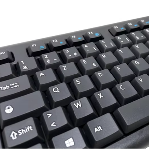 Un teclado AZERTY USB francés europeo-Teclado de calidad superior con diseño de idioma francés para computadora - Product Image 1