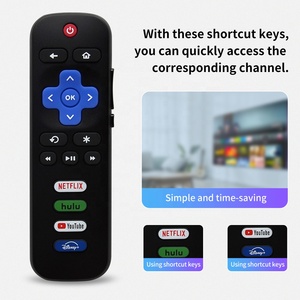Neue RK TV Smart Fernbedienung Ersatz 433MHz Frequenz ABS Material LED Typ Netflix YT Tasten Rolling/Learning Code - Product Image 4