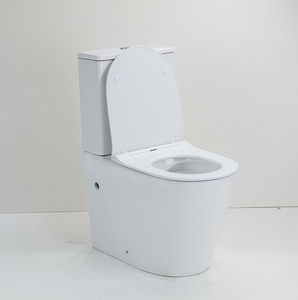 Medyag MFZ -66CE seramik çerçevesiz geri duvar Modern tasarım iki parçalı tuvalet yıkama aşağı Modern tarzı tuvalet - Product Image 4