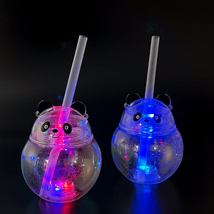 Kapaklı plastik bardaklar up yanıp sönen şişe kupa ile taşınabilir led ışık - Product Image 1