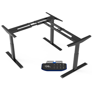 Office Furniture <strong>Three</strong> Motor Sit Stand up Lift Desk <strong>Computer</strong> <strong>Table</strong> Smart Office Height Adjustable Electric Standing Desk Frame - Product Image 1