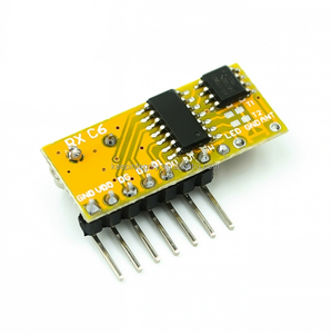 RXC6 5V Módulo receptor de control remoto inalámbrico de aprendizaje Receptor de 4 canales RXC6 433M - Product Image 2