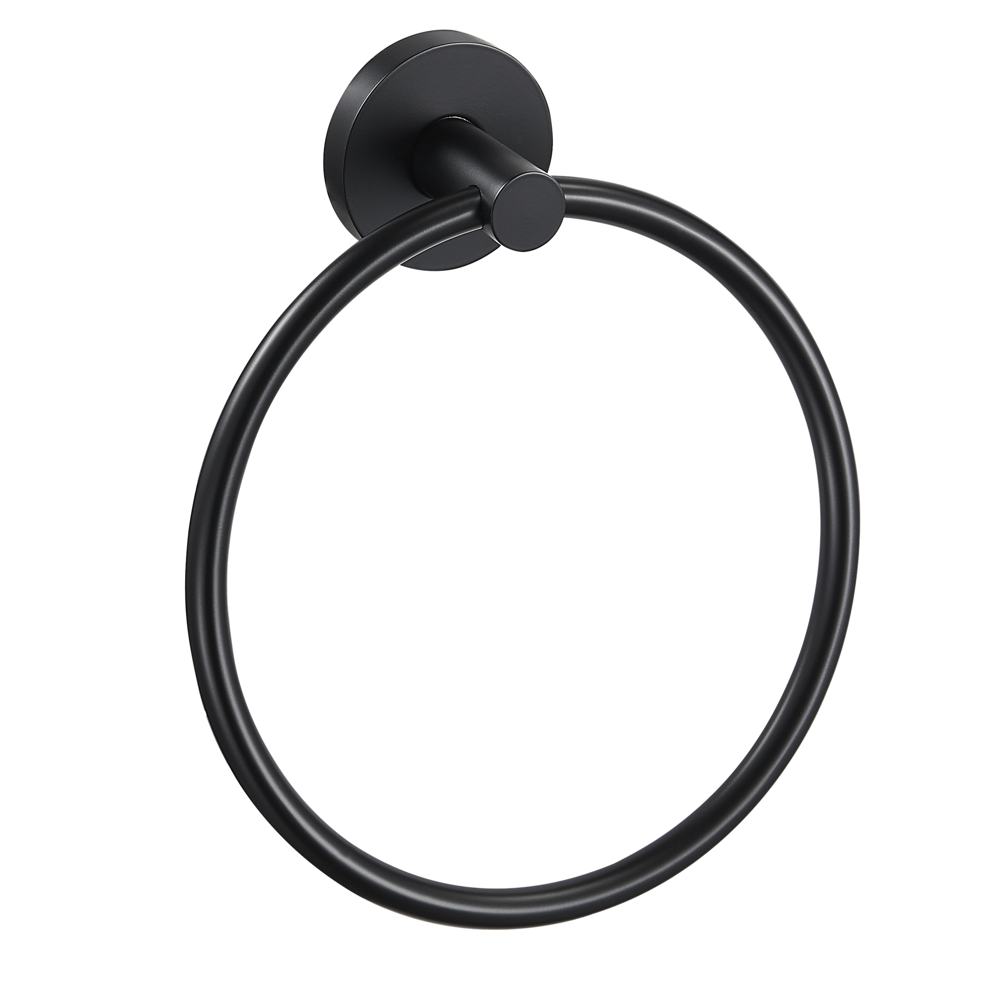 SN010-05 Porta asciugamano ad anello Nero Opaco