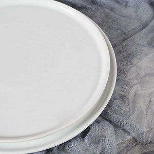 Customized Table <strong>Ware</strong> Dinnerware Sets Multiple 4 Size Options Ceramic Pizza Serving <strong>Plate</strong> for Hotel Restaurant - Product Image 2