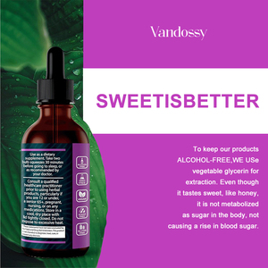 Vandossy alat tidur alami, tetesan Melatonin untuk tidur & suasana hati lebih baik & menenangkan, tertidur, lebih cepat, tetesan tidur - Product Image 5