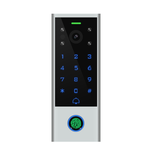 Controllo di accesso alle impronte digitali con App Tuya, accesso al videocitofono WiFi intelligente in metallo, tastiera digitale impermeabile - Product Image 1