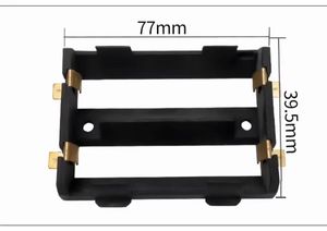 2x18650 pin trường hợp hộp với nylon Hàn Lug Pin trường hợp/hộp/chủ - Product Image 4