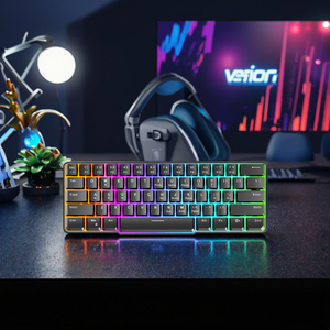 Havit KB883L 61 Tasten Spiel Mechanische Tastatur Makro programmierung LED Hintergrund beleuchtete kabel gebundene Tastatur für Computer Desktop - Product Image 3