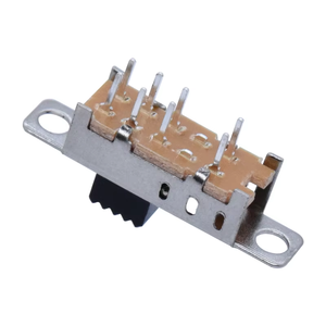 USBRR SS23E04 DIP Slide Switches 3 <strong>Ways</strong> 2P3T 1P3T EG 3 Pin 8 Pin DP3T SP3T Vertical Toggle Switch with Mounting Hole - Product Image 3