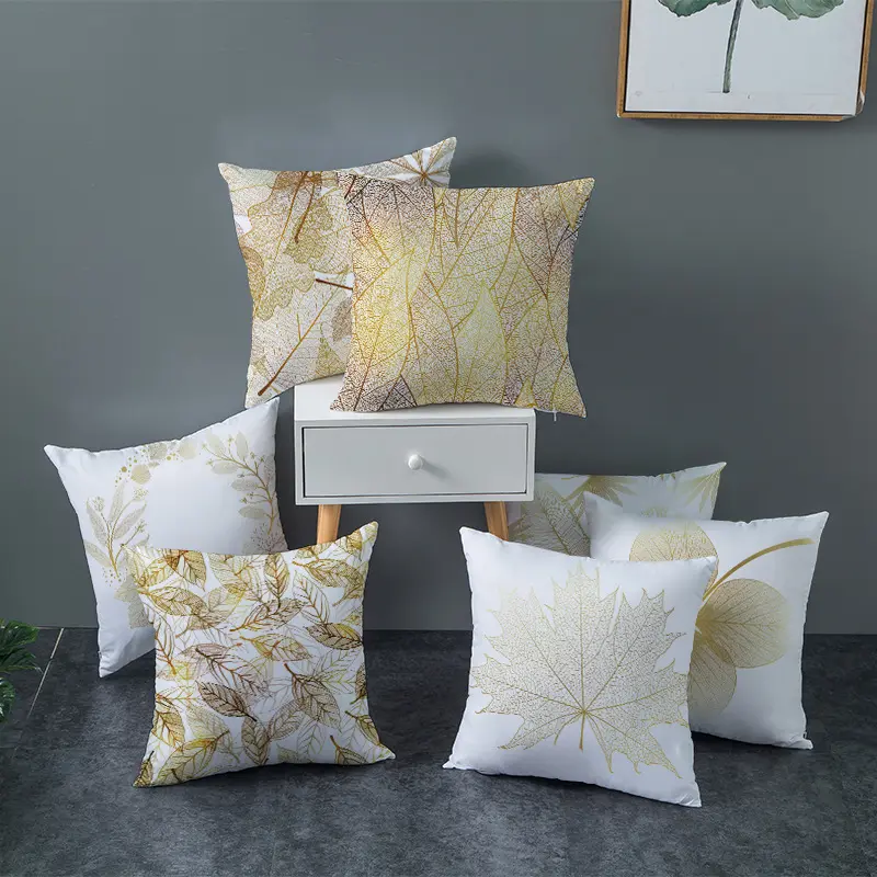 Custom living room Standard, pillow cases wholesale home decor linen printing cushion cover/