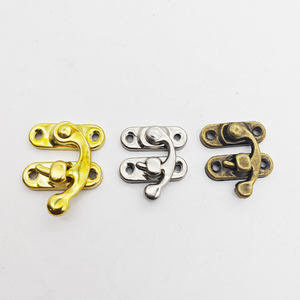 Đúc Túi khóa kim loại Phụ kiện túi khóa sừng khóa Khóa Retro hộp đồ trang sức chốt cho hộp gỗ - Product Image 5