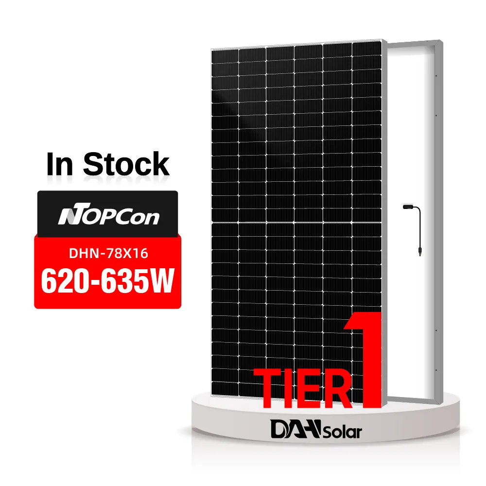 Paneles Solaes Monocristalino Costos 620 W 630 W Chinos Precio monokristalline Solarpanels auf Lager in der EU