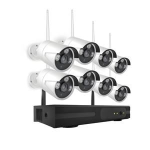 8CH <span class=keywords><strong>Wifi</strong></span> Security <span class=keywords><strong>Camera</strong></span> System com 3MP ou 5MP Bullet <span class=keywords><strong>Camera</strong></span> sem fio NVR para casa