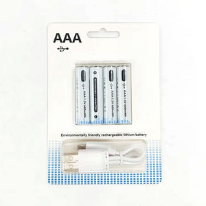 OEM ODM D1 boyutu lityum 1.5V 9000battery pil USB C tipi şarj edilebilir AA pil