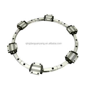 Guía lineal redonda hecha en China HCR, riel curvo CNC para lubricante de grasa de movimiento circular, guía lineal para máquinas CNC