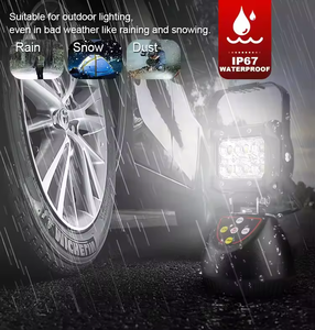 Taşınabilir şarj edilebilir 12 volt LED ışıldak mükemmel acil açık kamp feneri el feneri yanıp sönen çalışma ışığı fonksiyonu - Product Image 6