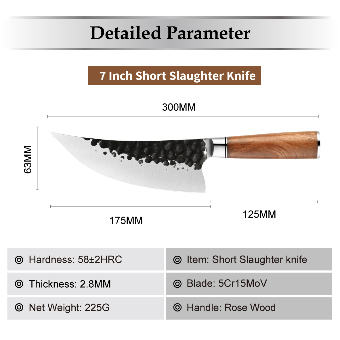 7 inch Butcher knife