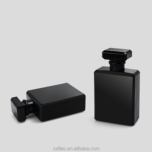 Lüks özel boş kare 20ML 30ML 50ML 100ML parfüm cam koku sprey şişe T şekli kap ve ambalaj kutusu ile - Product Image 6