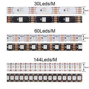 5m WS2815 300发光二极管可单独寻址RGBIC发光二极管条智能像素发光二极管灯DC12V - Product Image 2