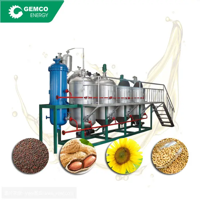 Hacer aceite vegetal crudo utiliza automático de aceite de germen de maíz de extracción de la torta de la máquina