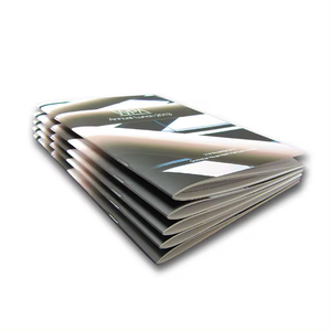 为公司介绍定制设计全彩印刷无线装订马鞍线小册子 - Product Image 1