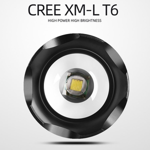 800 lumen siêu sáng Zoom <span class=keywords><strong>Torch</strong></span> ánh sáng mạnh mẽ zoom chiến thuật màu đen Sạc Led đèn pin - Product Image 2