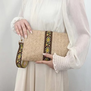 Bán Buôn 2024 Mùa Hè Mới Dân tộc Phong Cách Nhật Bản Retro Túi Xách Phương Tây Nghệ Thuật Dệt Thời Trang Dây Kéo Đóng Cửa Hợp Thời Trang Túi - Product Image 1