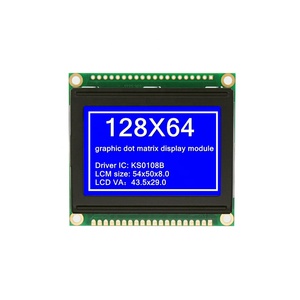128x64 grafica dot matrix 12864 modulo schermo lcd blu giallo verde grigio nero modulo schermo - Product Image 1