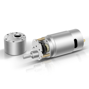 12v 24v <strong>High</strong> <strong>Torque</strong> Gear Ratio 1 300 10rpm Electric Micro Brush Mini Dc Geared Box <strong>Motor</strong> with <strong>Wheels</strong> for Robot/ Vending Machine - Product Image 4