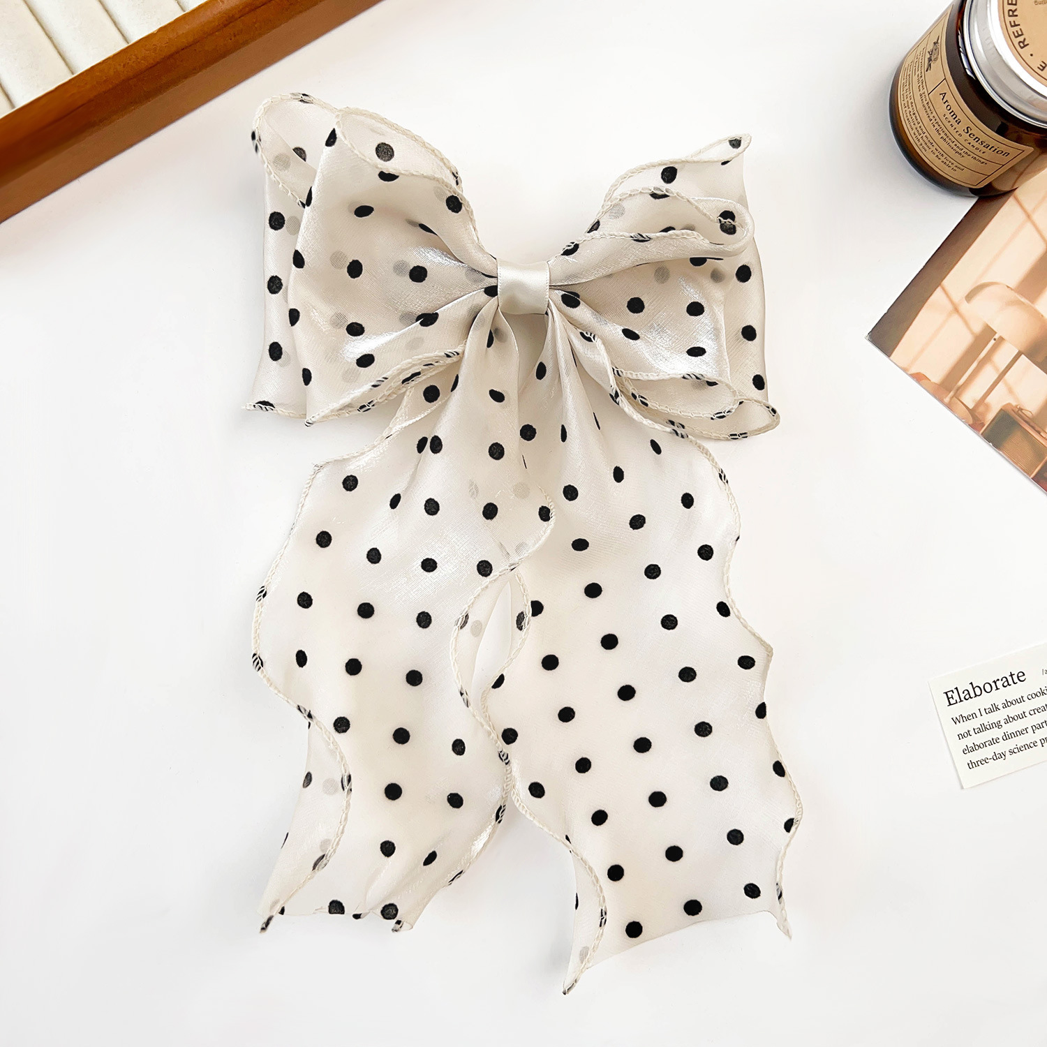 blanc à pois