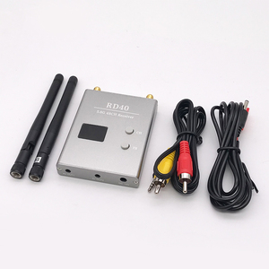5.8ghz 48通道RD40 Raceband双分集接收器，带A/V和电源线，用于RC赛车无人机四轴飞行器FPV监视器 - Product Image 2