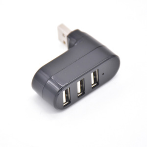 USB集线器3.0适配器旋转高速u盘读取器分离器3端口USB 2.0用于电脑PC笔记本电脑Mac迷你配件 - Product Image 1