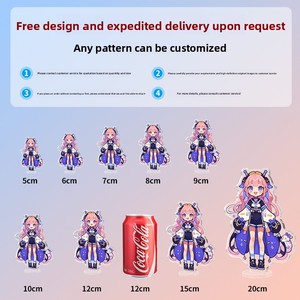 Acrylic Thân Thiện Với Môi Chất Lượng Cao Yakelike Đứng Tùy Chỉnh Hình Máy Tính Để Bàn Trang Trí Phim Hoạt Hình TV/Phim Hàng Hóa Phim Hoạt Hình Tự Làm Keychain - Product Image 4