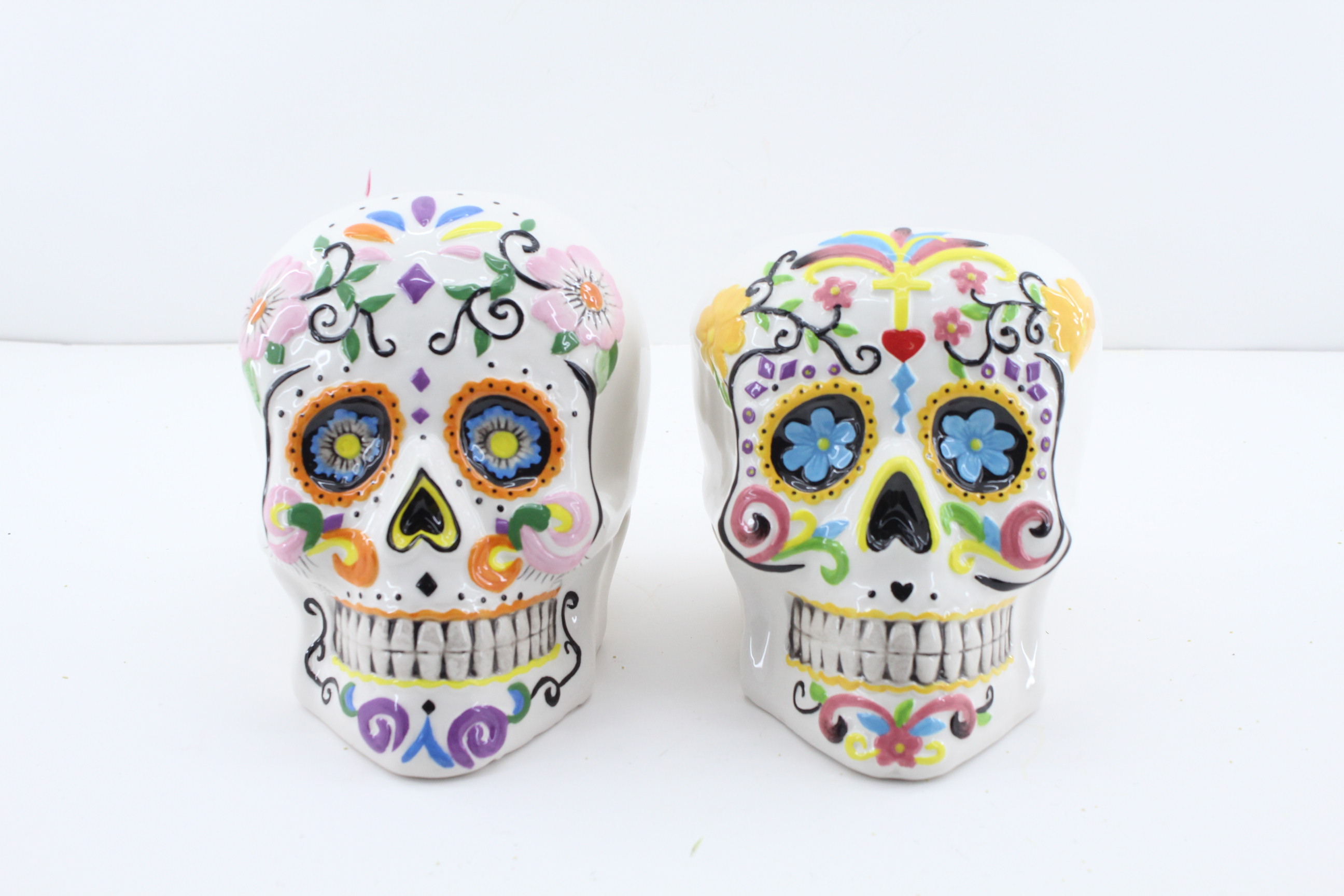 Skull Decorative Figurine Head Face Planter Statue Flower Pot for Home and Garden Decor Wholesale Hot Selling Ceramic FAIRY