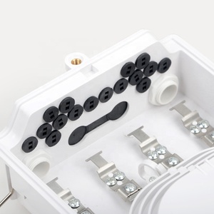 32 24 16-Core ngoài trời FTTH hộp chấm dứt trường hợp trắng đen vuông truy cập sợi quang phân phối 2 & 16 cổng ODF caixa truy cập - Product Image 5