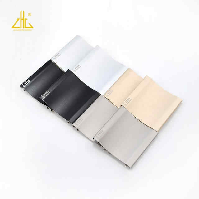 ZHONGLIAN Grade 6000 Custom Roll Gate Brushed Profile Aluminium Extrusion