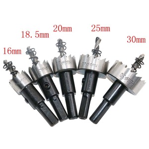5Pcs Hole Saw Cutter Drill Bit Set Hole Saw Core HSS Wood Soft Metal Sheet Plastic <strong>PVC</strong> Stainless Steel High Speed for Power Tool - Product Image 6