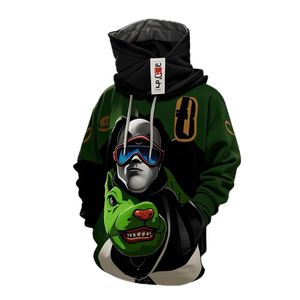 Custom logo Wholesale Funnel Neck Oversized Plus Size Turtle Neck Ninja Hoodie Custom <strong>Assassins</strong> High Neck Creed Hoodie - Product Image 2