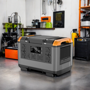 Estación de energía portátil de onda sinusoidal pura de 2400W con fuente de alimentación de coche con enchufe de la UE 110/220V un banco de energía con USB para uso en exteriores - Product Image 5