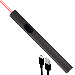 Puntatore Laser a luce rossa puntatore Laser in alluminio puntatore Laser linea retta - Product Image 1
