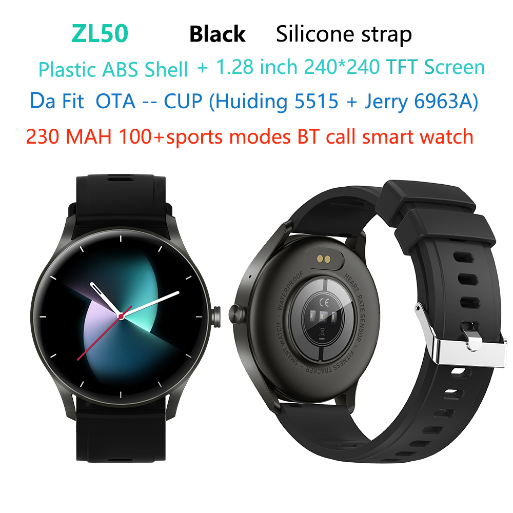 negro ZL50-Dafit-smart-watch-smartwatch-