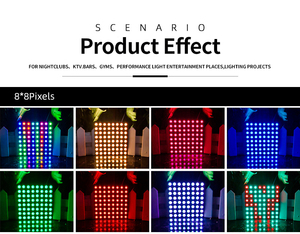 Modulo schermo Led indirizzabile display a matrice di punti flessibile WS2812 a colori a colori 8x32 16x16 8x8cm schermo Pixel Led - Product Image 4