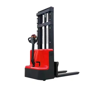 Fully Electric New 2 Ton Battery Stacker with Small Semi-<strong>Automatic</strong> <strong>Loading</strong> <strong>Unloading</strong> Hydraulic Lift Stacker Truck