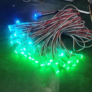 WS2801 IC akıllı 12mm DC RGB tam renkli DMX LED piksel ışık dize Topsung - Product Image 2