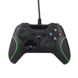 HONSON USB kablolu Gamepad oyun uzaktan kumanda x-box için bir ince çift titreşim ve 3.5mm Joystick ile ABS beyaz + siyah 1.5M - Product Image 6