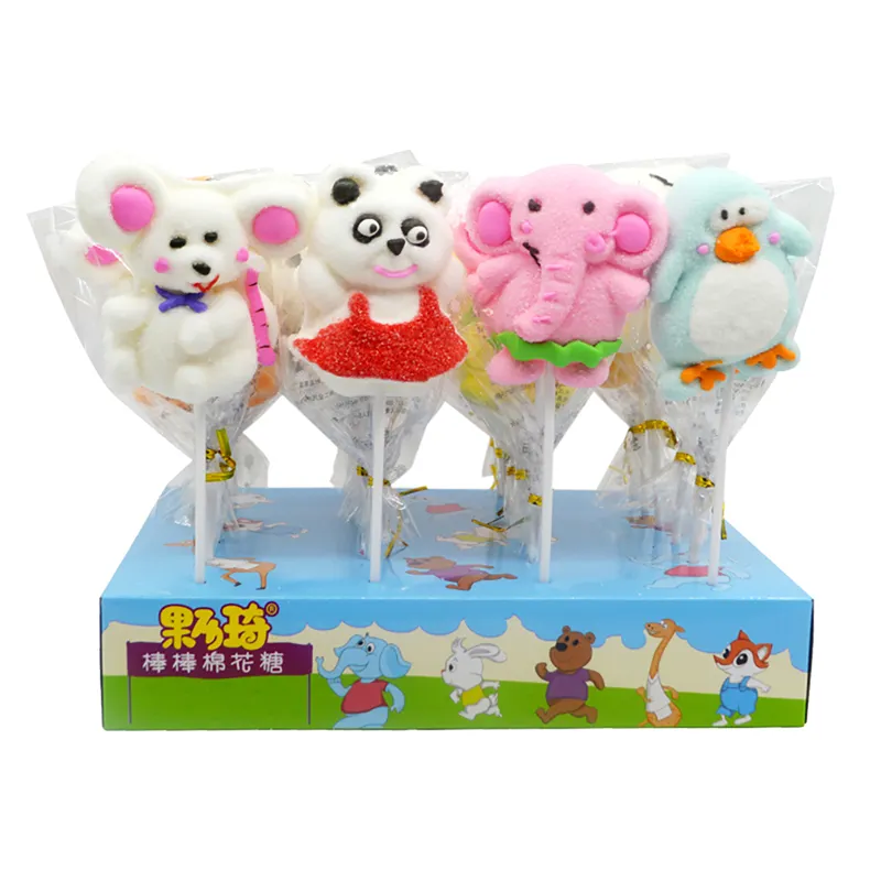 Groothandel Levering Snoep En Zoete Halal Marshmallow Jelly Candy Lolly