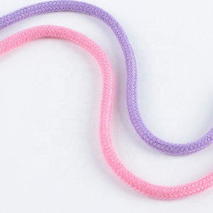 Venta al por mayor de cuerdas redondas de poliéster para textiles para el hogar para cordón en bolsos, zapatos, sudaderas con capucha-para uso en ropa y decoración del hogar - Product Image 2