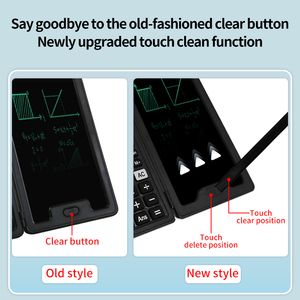 School Office Scientific <strong>Calculator</strong> With Notepad 2 in 1 <strong>Function</strong> <strong>Calculator</strong> Writing Tablets - Product Image 2