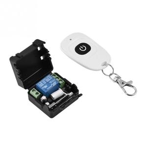 DC 12V Ein kanal relais modul RF Wireless Switch Empfänger Fernbedienung Sender DIY Kit Fernbedienung